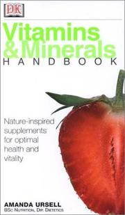 Cover of: Vitamins & Minerals Handbook by Amanda Ursell