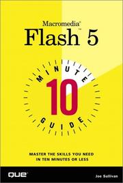 Cover of: 10 Minute Guide to Macromedia Flash 5