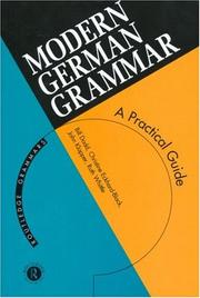 Cover of: Modern German Grammar by Christine Eckhard-Black, John Klapper, Ruth Whittle