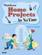 Cover of: Outdoor Home Projects In No Time