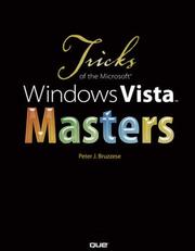 Cover of: Tricks of the Microsoft(R) Windows Vista(TM) Masters