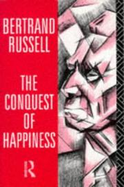 Cover of: The Conquest of Happiness by Bertrand Russell