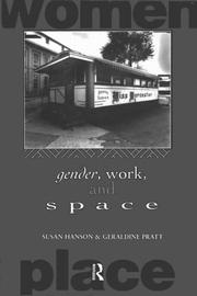 Cover of: Gender, work, and space