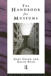 Cover of: The handbook for museums