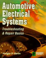 Cover of: Automotive Electrical Systems by Vaughn D. Martin