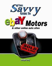 Savvy Guide to Ebay Motors by Joseph Levy