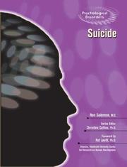 Cover of: Suicide (Psychological Disorders) by Ron Salomon, Ron Salomon