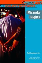 Cover of: Miranda Rights (Point/Counterpoint)