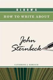 Cover of: Bloom's How to Write about John Steinbeck (Bloom's How to Write About...)