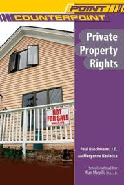 Cover of: Private Property Rights (Point/Counterpoint)