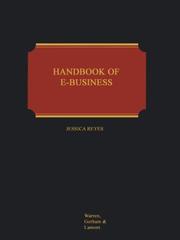 Cover of: Handbook of E-Business (Electronic Commerce)