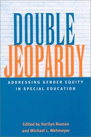 Cover of: Double Jeopardy: Addressing Gender Equity in Special Education Supports and Services (Suny Series, Social Context of Education.)