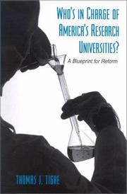 Cover of: Who's in Charge of America's Research Universities by Thomas J. Tighe