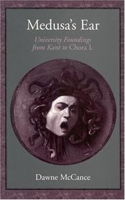 Cover of: Medusa's Ear: University Foundings from Kant to Chora L