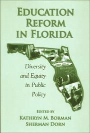 Cover of: Education Reform in Florida: Diversity and Equity in Public Policy