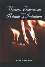 Cover of: Western Esotericism and Rituals of Initiation (S U N Y Series in Western Esoteric Traditions)