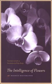 Cover of: The Intelligence of Flowers by Maurice Maeterlinck