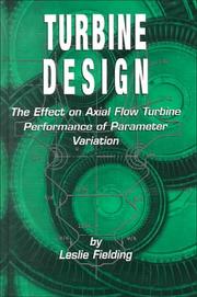 Cover of: Turbine Design | Leslie Fielding
