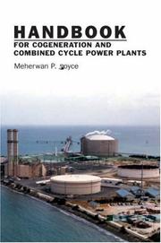Cover of: Handbook for Cogeneration and Combined Cycle Power Plants
