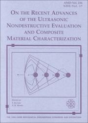Cover of: On the Recent Advances of the Ultrasonic Evaluation and Composite Material Characterization by 