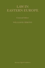 The Soviet Union and International Cooperation in Legal Matters:Pt. 2:Civil Law (Law in Eastern Europe) by George Ginsburgs