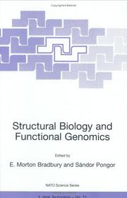 Cover of: Structural Biology and Functional Genomics (NATO Science Partnership Sub-Series: 3:)