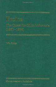 Eroica - The Quest for Oil in Indonesia (1850-1898) by J.P. Poley