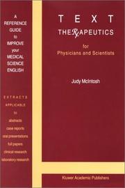 Cover of: Text Therapeutics by J. McIntosh