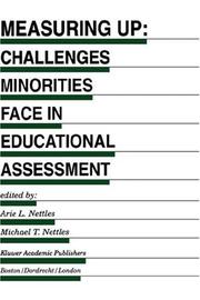 Cover of: Measuring Up: Challenges Minorities Face in Educational Assessment (Evaluation in Education and Human Services)