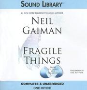 Cover of: Fragile Things by 