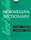 Cover of: Norwegian dictionary