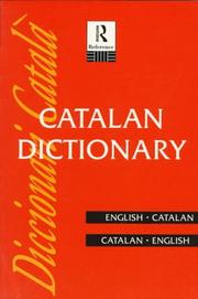 Cover of: Catalan Dictionary: Catalan-English, English-Catalan (Routledge Reference)
