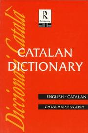 Cover of: Catalan dictionary by 