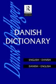 Danish dictionary by Anna Garde, W. Glyn Jones