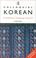 Cover of: Colloquial Korean