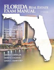 Cover of: Florida Real Estate Exam Manual