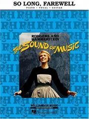 Cover of: So Long, Farewell: From the Sound of Music