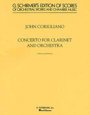 Clarinet Concerto by John Corigliano