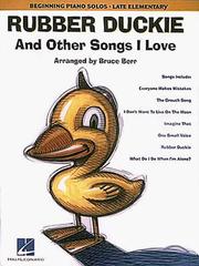 Cover of: Rubber Duckie and Other Songs | 