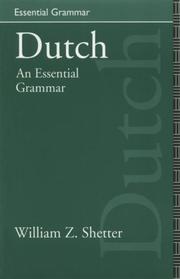 Cover of: Dutch: an essential grammar