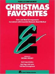 Cover of: Essential Elements Christmas Favorites - Piano Accompaniment