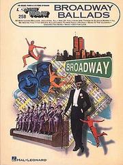 Cover of: Broadway Ballads (Broadway Ballads) by Elton John