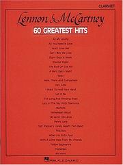Cover of: Lennon and Mccartney 60 Greatest Hits Clarinet