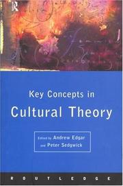 Cover of: Key concepts in cultural theory by edited by Andrew Edgar and Peter Sedgwick.