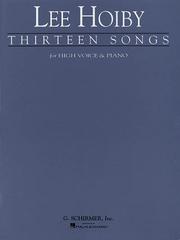 Cover of: Thirteen Songs: Voice and Piano