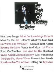 Cover of: Best of McCartney for Guitar