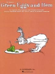 Cover of: Green Eggs and Ham (Dr. Seuss) by Robert Kapilow