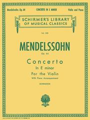 Cover of: Concerto in E Minor, Op. 64: Score and Parts (Schirmer's Library)