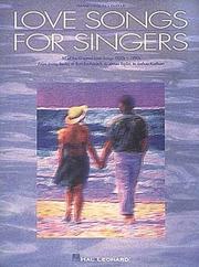 Cover of: Love Songs For Singers | Hal Leonard Corp.