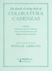 Cover of: Coloratura Cadenzas by Estelle Liebling